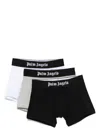 Palm Angels Tri-pack Logo-waistband Boxer Set In Multi