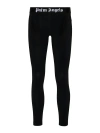 Palm Angels Classic Logo Leggings In Black