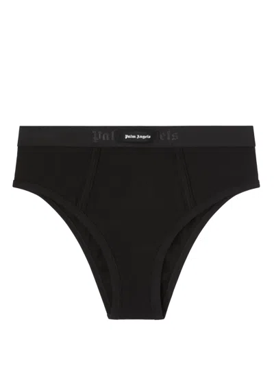 Palm Angels Classic Logo Briefs In Black