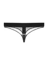 PALM ANGELS LOGO-WAISTBAND LACE THONG