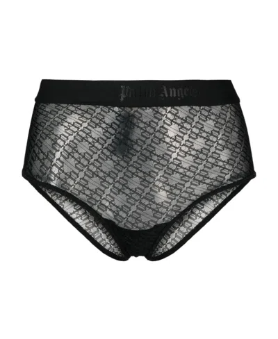 PALM ANGELS LOGO WAIST LACE BRIEFS PANTS