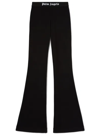 PALM ANGELS LOGO-WAISTBAND TRACK PANTS