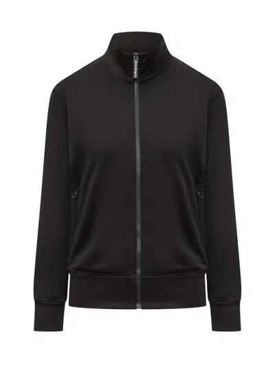 PALM ANGELS PALM ANGELS LOGO ZIPPED TRACK JACKET