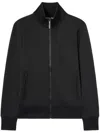 Palm Angels Curved Logo Track Jacket In Black