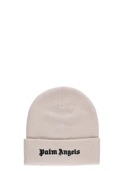 PALM ANGELS LOGOED BEANIE