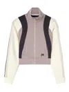 Palm Angels Purple Colorblock Track Jacket In Purple