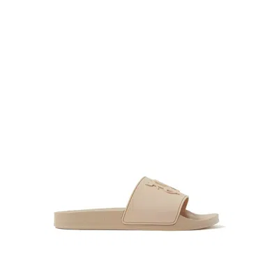 PALM ANGELS PALM ANGELS LOGO-EMBOSSED RUBBER SLIDE