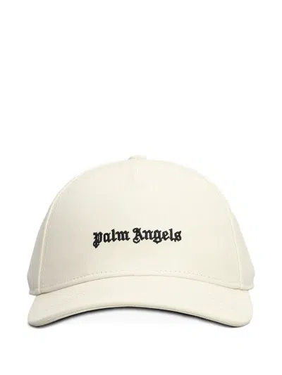 Palm Angels Logo-embroidered Baseball Cap In Neutral