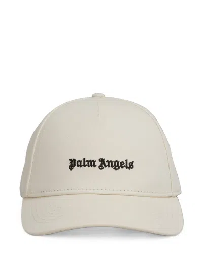 Palm Angels Logo-embroidered Baseball Cap In Brown