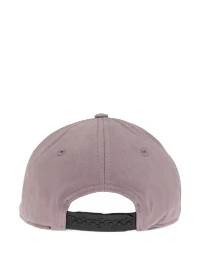 Palm Angels Logo-embroidered Baseball Cap In Purple