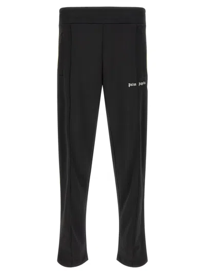 Palm Angels Logo-embroidered Track Pants In Black