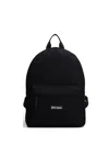 Palm Angels Logo-patch Backpack In White