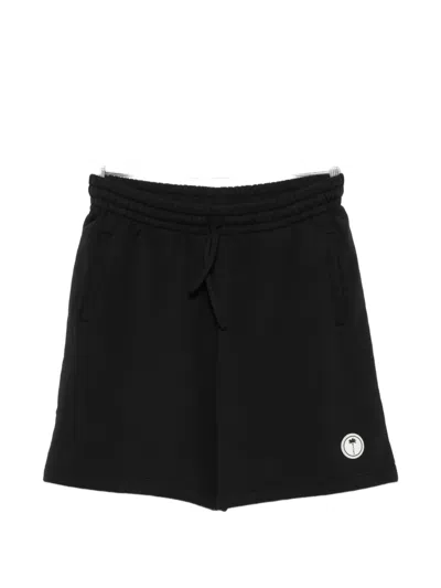 Palm Angels Logo-patch Drawstring Shorts In Multi