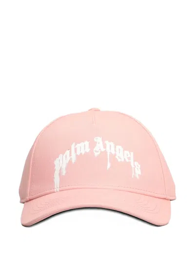 Palm Angels Logo-print Baseball Cap In Pink