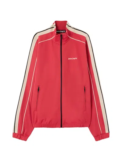 Palm Angels Logo-print Track Jacket In Red