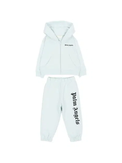 Palm Angels Babies' Logo-print Tracksuit In Blue