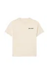 Palm Angels Regular Logo T-shirt In Neutral