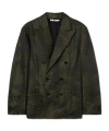Palm Angels Palms-jacquard Blazer In Black