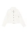 Palm Angels Contrast-stitching Jacket In White