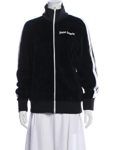 Pre-owned Palm Angels Long Sleeve Top In Black