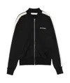 Palm Angels Classic Logo-print Track Bomber Jacket In Black