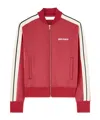 Palm Angels Red Classic Logo Track Bomber Jacket In Red