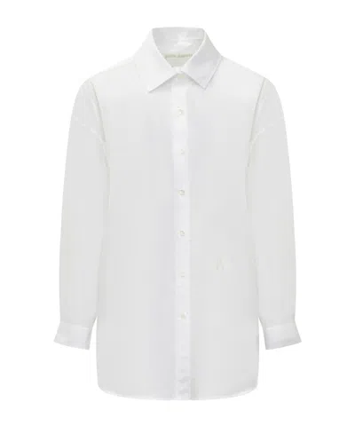 PALM ANGELS PALM ANGELS MONOGRAM EMBROIDERED BUTTONED SHIRT