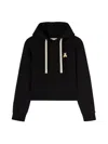 Palm Angels Back Bear In Mind Hoody In Black