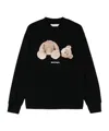 Palm Angels Long-sleeved Sweater In Black
