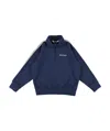 Palm Angels Zip-up Sweatshirt In Blue
