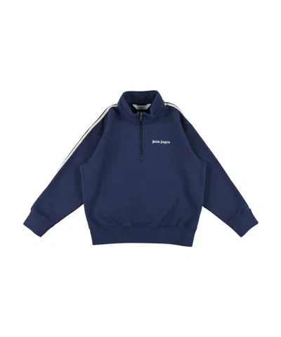 PALM ANGELS PALM ANGELS KIDS SIDE STRIPED FLEECE SWEATSHIRT