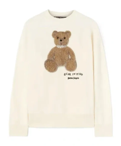PALM ANGELS PALM ANGELS BEAR IN MIND DROP SHOULDER SWEATSHIRT
