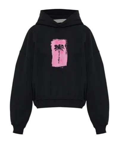 Palm Angels Long-sleeve Sweatshirt In Black