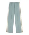 Palm Angels Loose-fit Cotton Track Pants In Green
