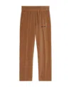 Palm Angels Loose Waist Sweatpants In Brown
