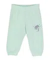 Palm Angels Loose Waist Trousers In Green
