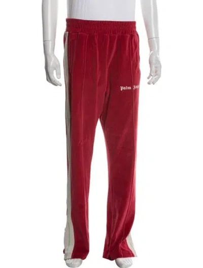 Pre-owned Palm Angels Lounge Bottoms In Red