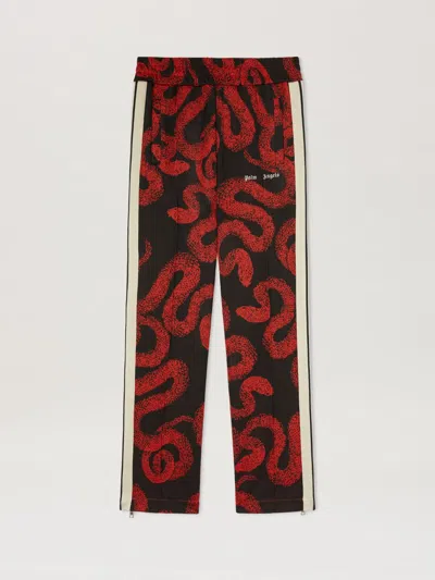 Palm Angels Lunar New Year Snake Track Pants In Red