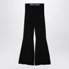 Palm Angels Classic Logo Flared Pants In Black