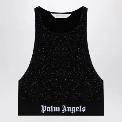 PALM ANGELS PALM ANGELS LUREX TOP IN BLEND