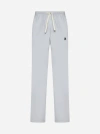 PALM ANGELS LYOCELL AND COTTON TROUSERS