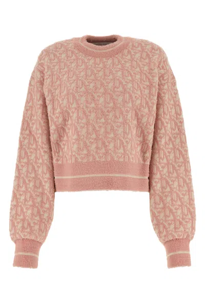 PALM ANGELS PALM ANGELS EMBROIDERED NYLON BLEND SWEATER