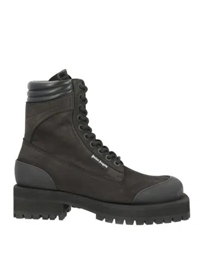 Palm Angels Man Ankle Boots Black Size 8 Leather
