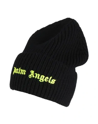 Palm Angels Man Hat Black Size Onesize Wool