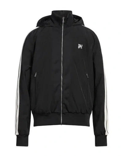 PALM ANGELS PALM ANGELS MAN JACKET BLACK SIZE L POLYAMIDE, POLYESTER
