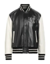 Palm Angels Men's Pa Monogram Classic Varsity Jacket In Black