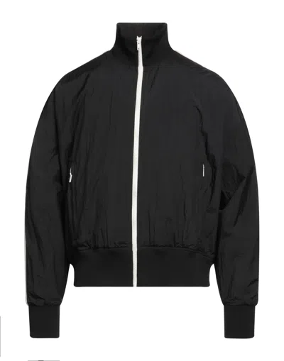 Palm Angels Jackets In Black