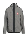 Palm Angels Man Jacket Grey Size L Polyester, Polyamide, Silicone In Grey