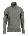Palm Angels Man Jacket Military Green Size L Linen In Green
