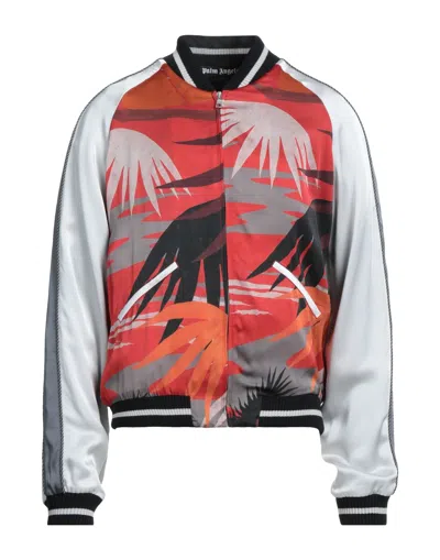 Palm Angels Jackets In Red